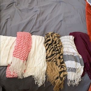 6 scarf set!!!